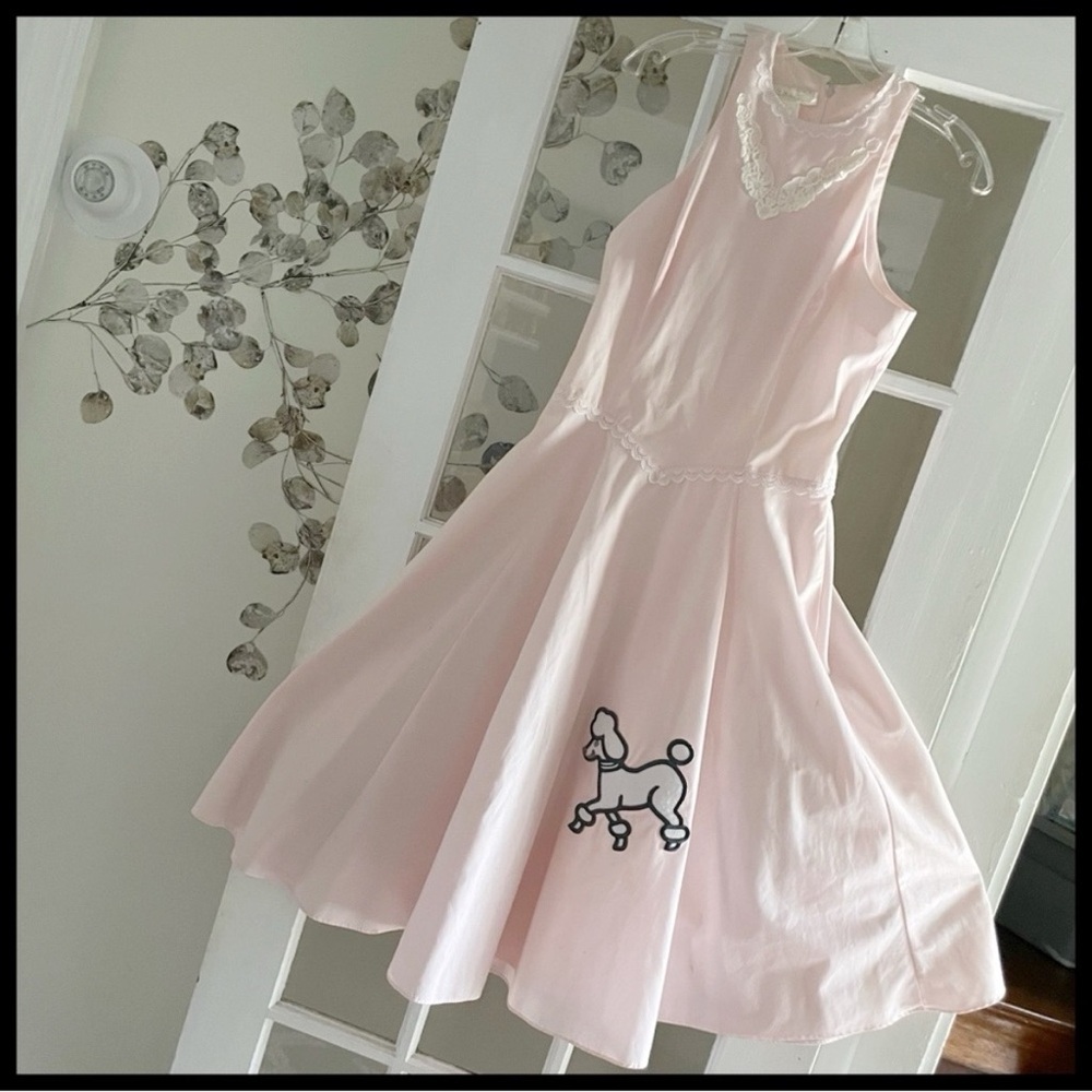 🆕 {Gunne Sax} Vintage Poodle Retro Pinup Dress